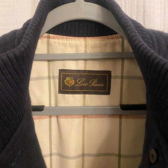 Loro Piana Dark Navy Blue Cashmere Quilted Vest - Picture 2 of 14